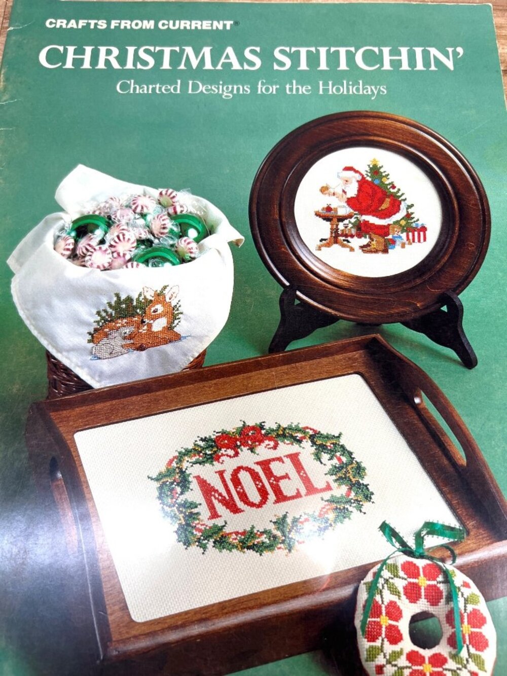 Christmas Stitchin Cross-Stitch Pattern Booklet By Current 17 Patterns